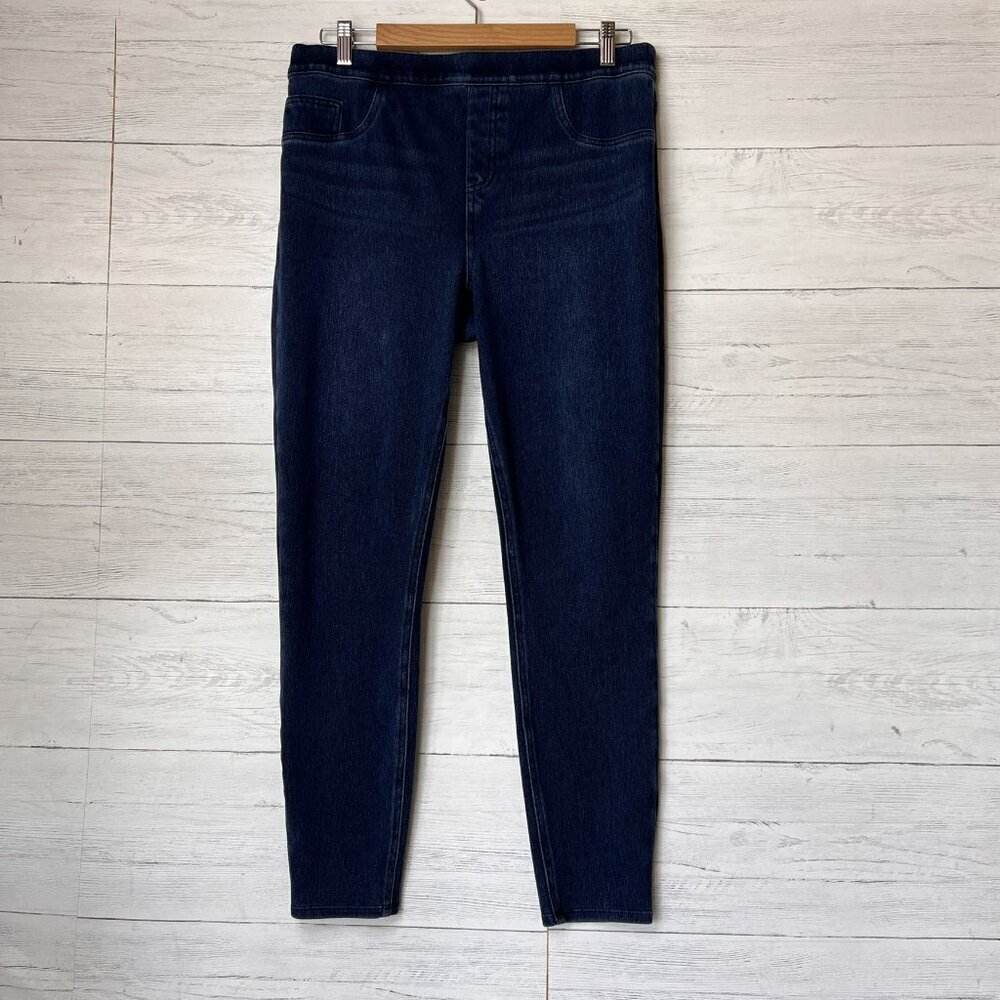 Spanx Pants Womens Size XL Medium Wash Jean-ish Ankle Jeggings Shapewear